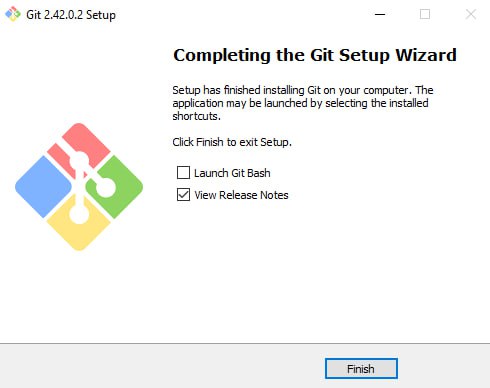 Finishing Git installation