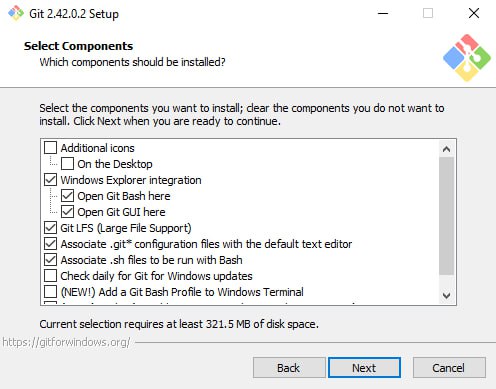 Select components