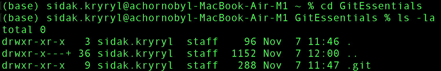 Elenco di tutte le directory e i file