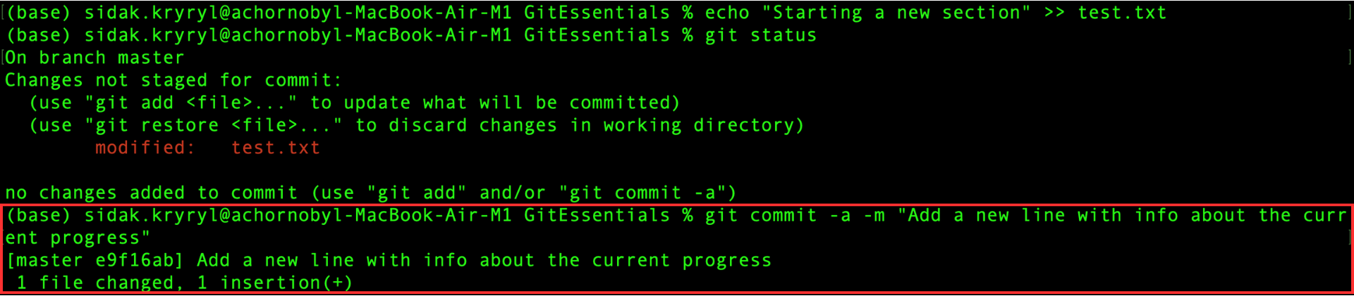 Direct commit