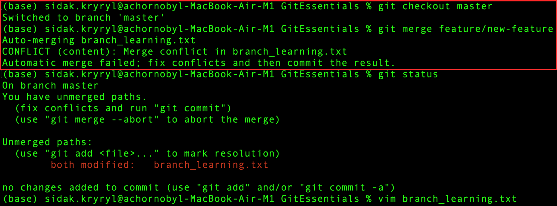 Försök till sammanslagning