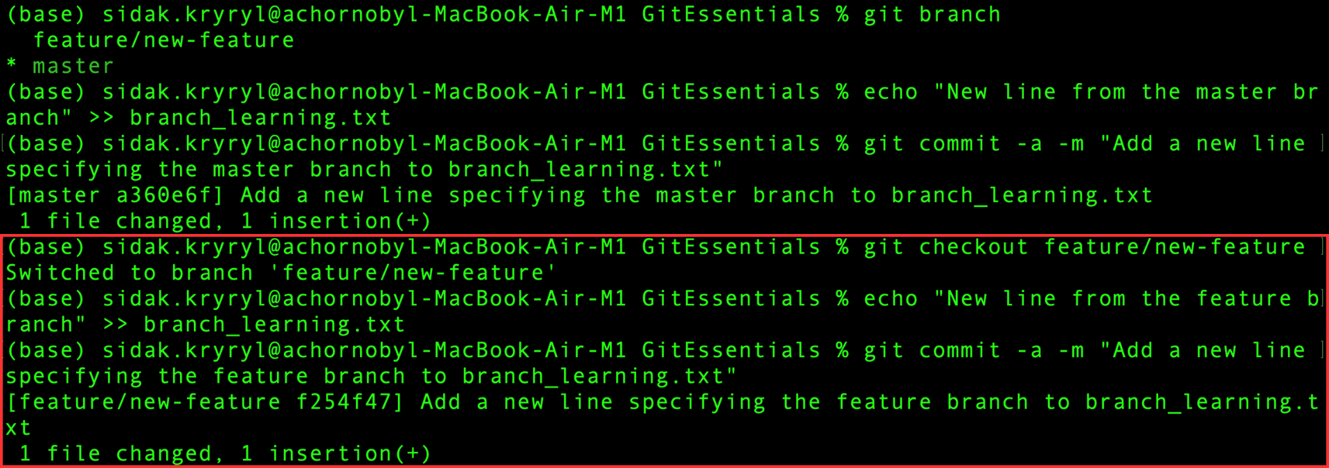 Modifiera fil från feature-grenen