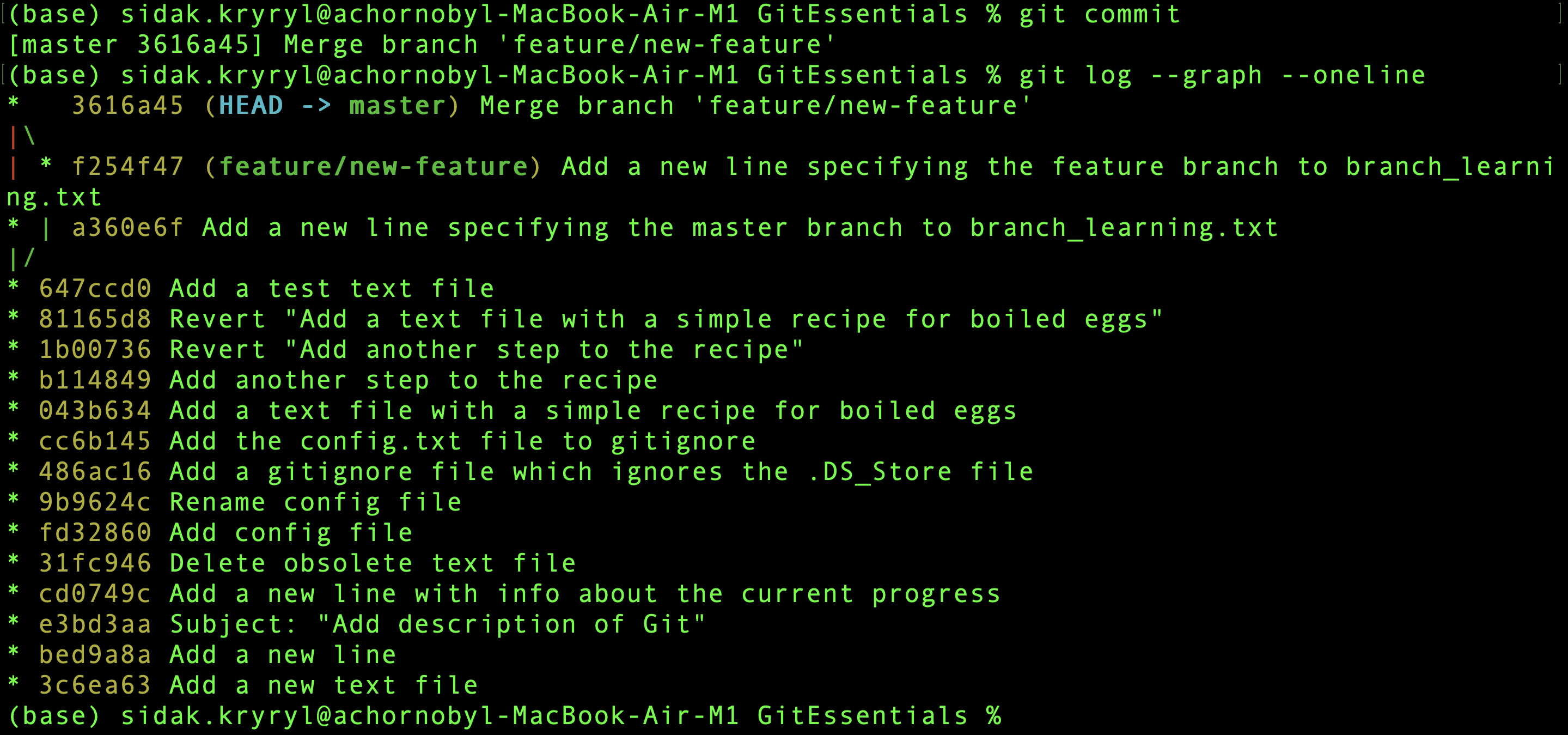 Commit-historikdiagram