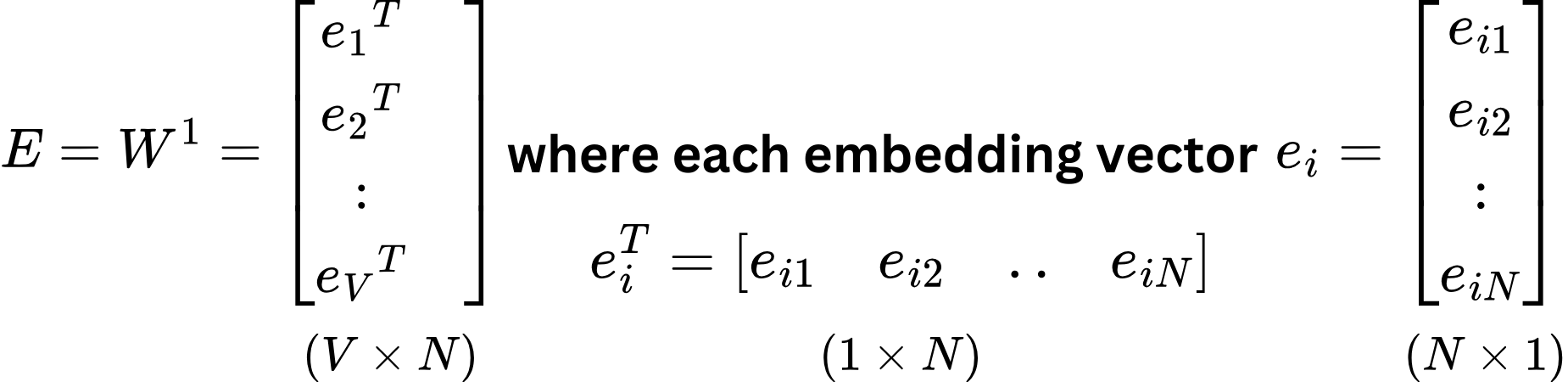 Einbettungsmatrix